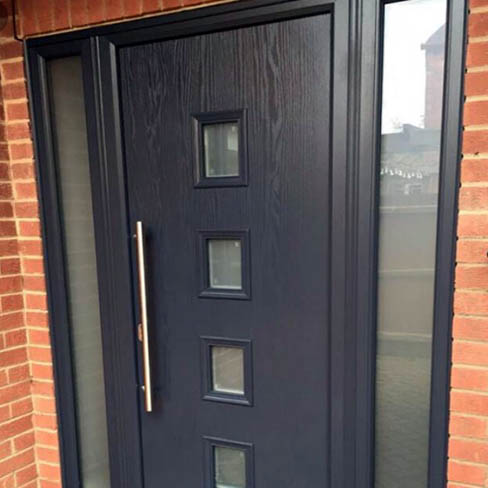 Bespoke Composite Door - High Class Glass