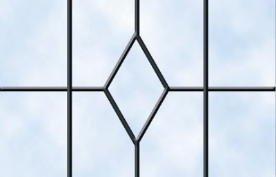 Queen Caroline Style Leaded Glass Windows 