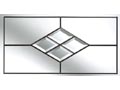 High Class Glass - Bevel Design Toplights